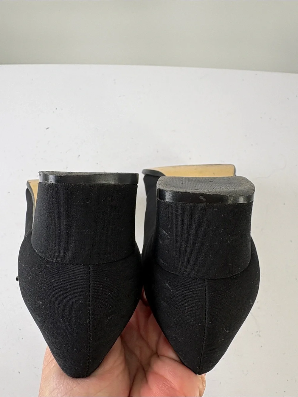 🐨 Nina Doll Black Mary Jane Low Heel Flats with Buckle Strap fabric upper